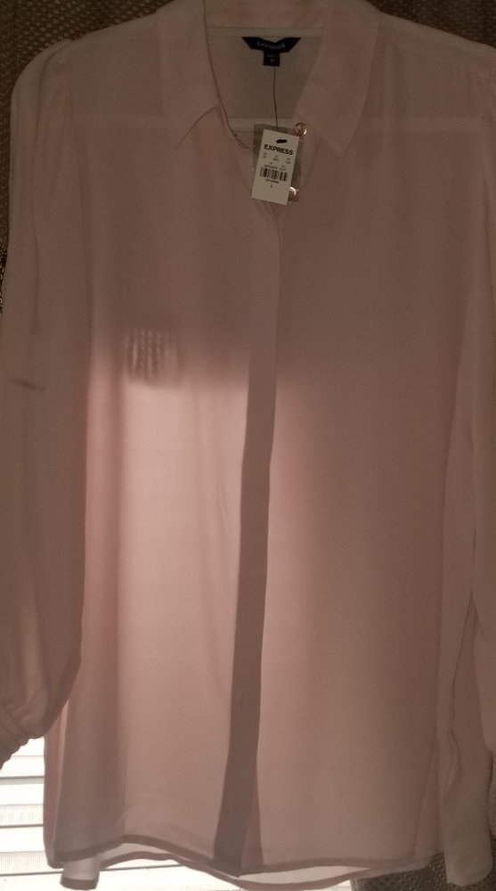 Express blush pink blouse